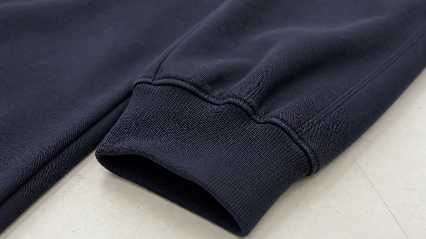 Fleece fabric texture and finishing detail for custom sweat shorts manufacturing in Bangladesh.