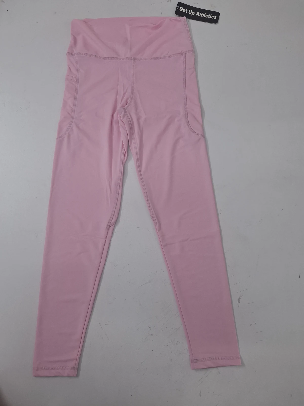 Pink yoga leggings color option for private-label leggings manufacturing in Bangladesh by Brandex Sourcing.