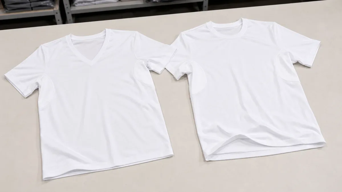 Neck Style Options product reference for a custom manufacturing brief